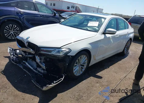 2021 BMW 530I из США, поврежденный, VIN WBA53BH01MWW96851